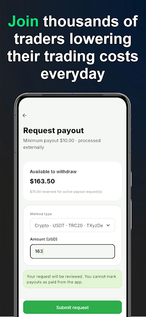 FX Cashback: Forex Rebates Screenshot 1