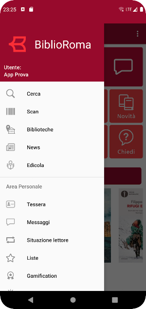 BiblioRoma Screenshot 1