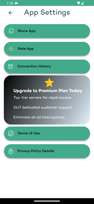 Meadow VPN: Fast Secure Path Screenshot 0