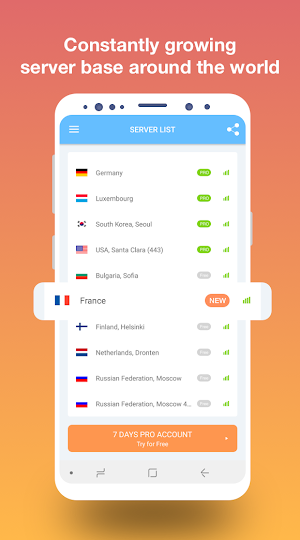 VPN Russia - get free Russian IP Screenshot 3