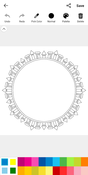 Architecture Coloring Book Screenshot 0