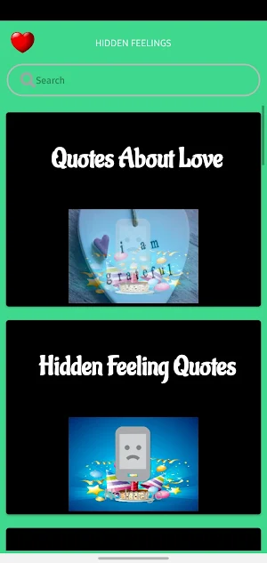 Quotes about Hidden Feelings Screenshot 1