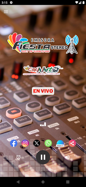 Fiesta Stereo 107.7 FM Screenshot 1
