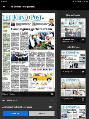 The Borneo Post Screenshot 0