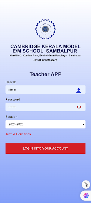 CKM E/M SCHOOL TEACHER APP Screenshot 3