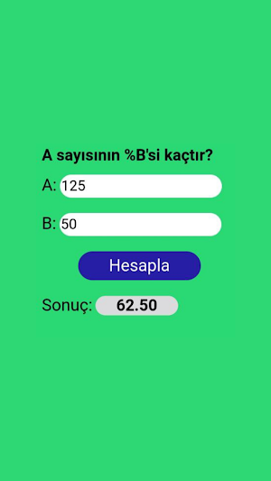 Yüzde ve Kâr Hesaplama Screenshot 1