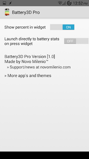 Battery 3d Pro Screenshot 1