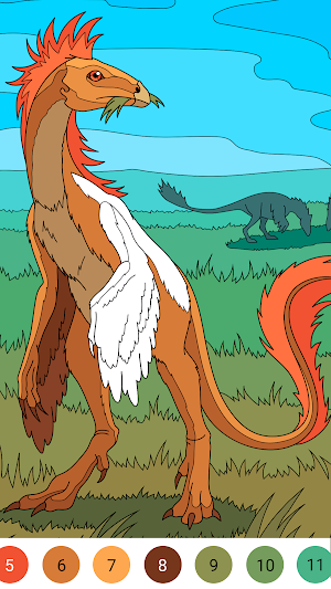 Dinosaur Coloring Book – Encyclopedia for Kids Screenshot 3