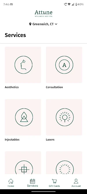 Attune Wellness Mobile Screenshot 1