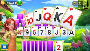 Solitaire Tripeaks Garden Screenshot 0
