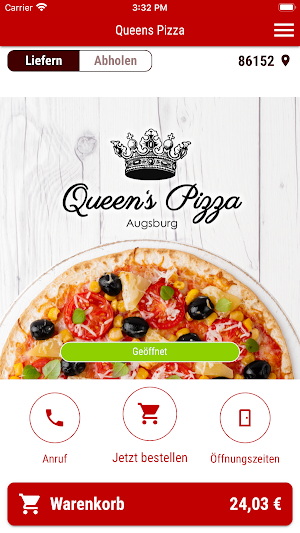 Queens Pizza Screenshot 0