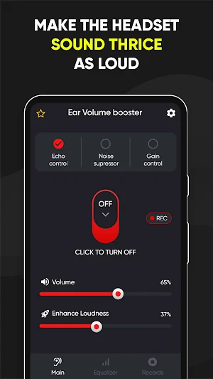 Headphones Hearing Amplifier Screenshot 1