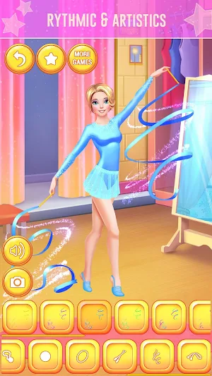 ★ Gymnastics Games for Girls - Dress Up ★ Screenshot 1