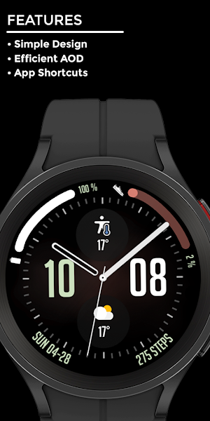 Nighty Hybrid 06 - watch face Screenshot 1