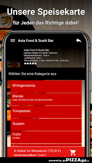 Asia Food & Sushi Bar Screenshot 3