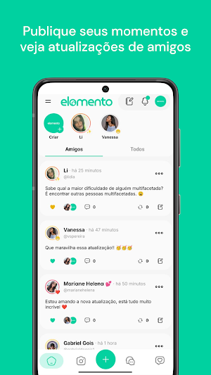 Elomento - Rede social Screenshot 0
