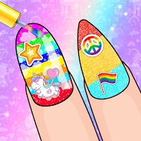 Kids Nail Art Salon-Girls Game