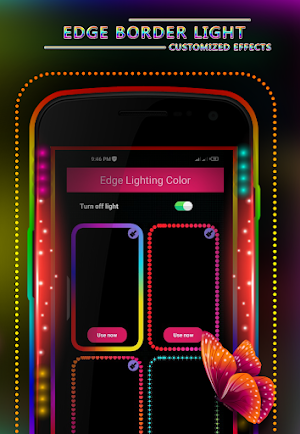 Edge Lighting - Borderlight Live Wallpaper Screenshot 3