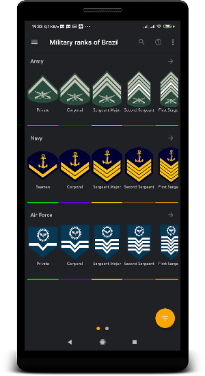 Military ranks of Brazil Screenshot 0