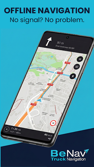 BeNav - Truck GPS Navigation Screenshot 3