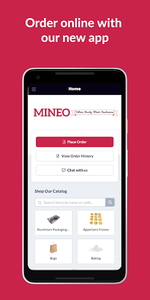 Mineo Wholesale Screenshot 0