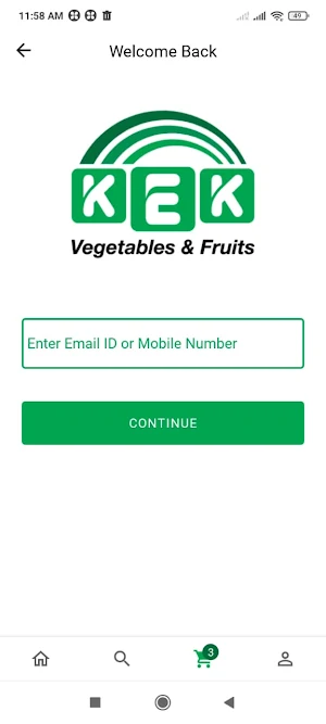 K E K vegetables and fruits Screenshot 0