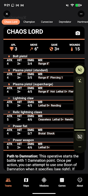 KTCards: Kill Team Companion Screenshot 1