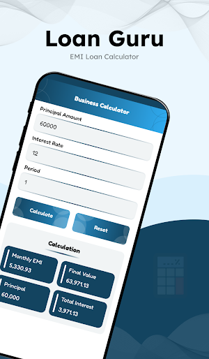 LoanGuru - EMI Loan Calculator Screenshot 3