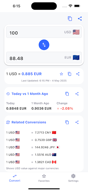 Currency Converter Screenshot 0