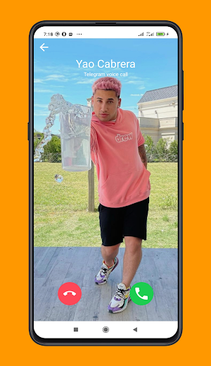 Yao Cabrera Call You - Fake Video Call Prank Screenshot 0