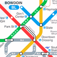 Boston Subway Map (MBTA)