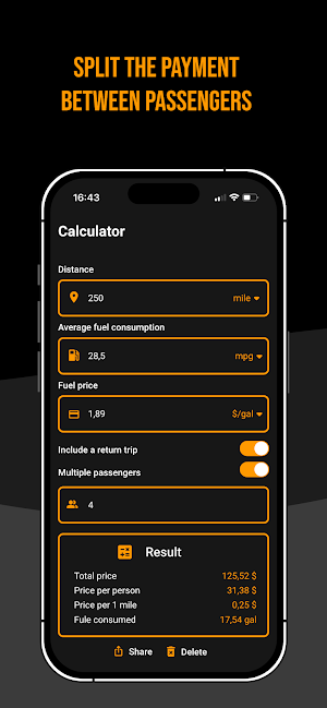 Fuel Calculator Pro Screenshot 2