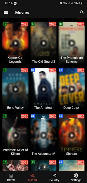 All HD Movies. 2025 Screenshot 1