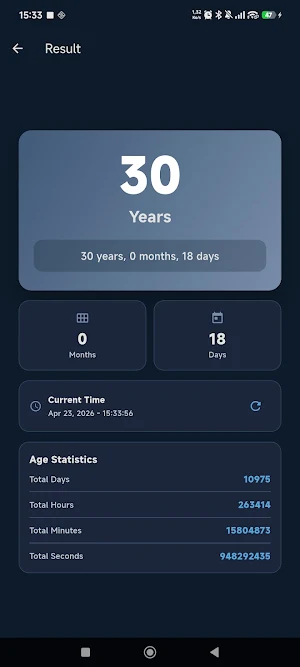 Age Calculator Screenshot 2