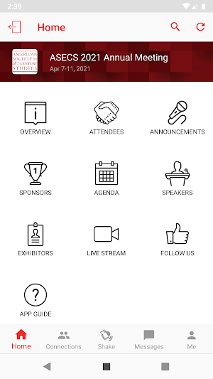 ASECS 2021 Annual Meeting screenshot 3