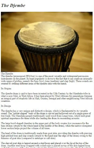 African Drumming Tutorial Screenshot 1