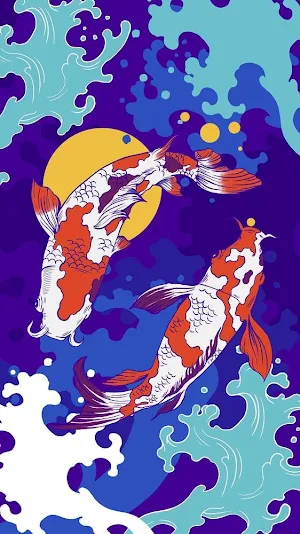 Koi Fish Wallpaper Screenshot 1