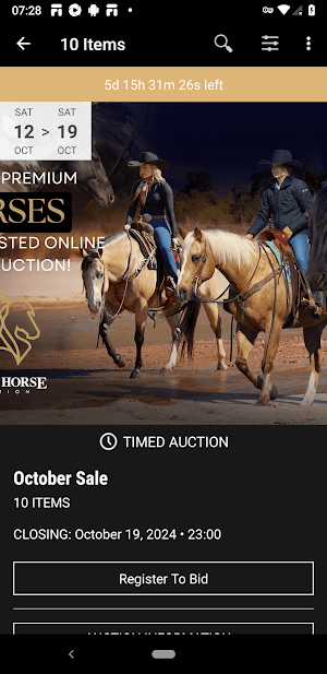 Magic Horse Auction Screenshot 1