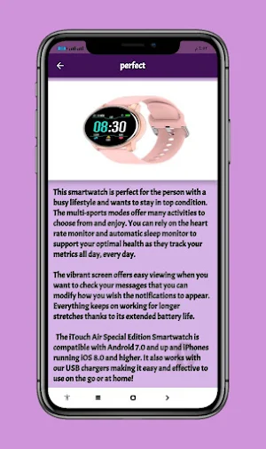 iTouch Sport Smartwatch Guide Screenshot 3