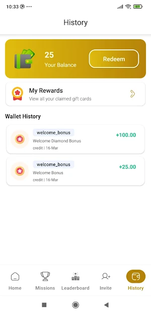 EarnzoX – Daily Rewards App Screenshot 3