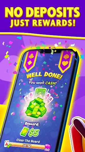 Win Cash Solitaire Screenshot 2
