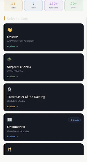 Club Speaker Toolkit Screenshot 0