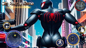 Spider Rope Hero :Spider Robot Screenshot 2