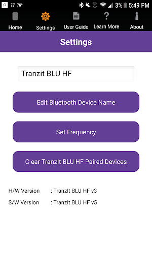 TranzIt Blu HF Screenshot 3