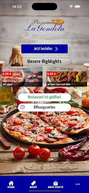 Pizzeria la Gondola Online Screenshot 0
