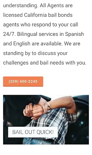 Merced County Bail Bonds Screenshot 1