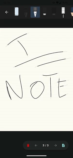 T NOTE: Pen Edition Screenshot 2