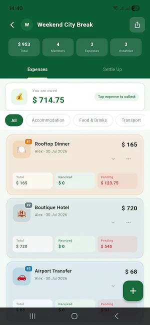 SplitBook - Split Bills Easy Screenshot 2