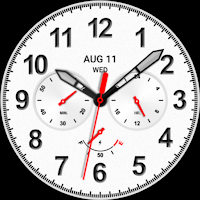 Casual White Watch Face