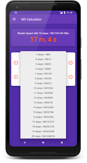 ND Calculator Free Screenshot 3